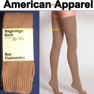 American Apparel Thigh High Socks Over The Knee Boot Vintage Authentic Cosplay